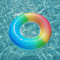 bouee piscine ou plage rainbow swing 43494