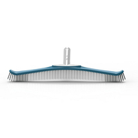 brosse de paroi flexible manche alu renforce 50cm blue line 32084
