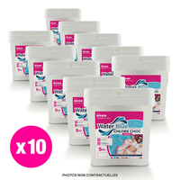 Chlore choc Waterblue granulés - 10 x 5 kg