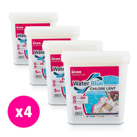 Chlore lent waterblue galets 250g - 4 x 5 kg