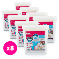 Chlore lent waterblue galets 250g - 8 x 5 kg
