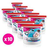 Chlore non stabilisé Waterblue granulé -  10 x 5 kg