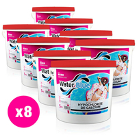 Chlore non stabilisé Waterblue granulé -  8 x 5 kg