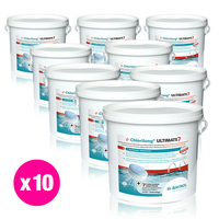 Chlorilong Ultimate7 galet 300g Bayrol 48 kg - 10 seaux x 4.8 kg