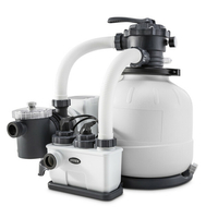 Combi filtre à sable 8m³/h + stérilisateur au sel qx2600 + oec