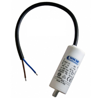 Condensateur à fils MKA 20 µf 450v 40x70 avec câble 250 mm long