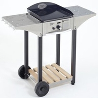 Desserte CHPS en inox/bois pour plancha Roller Grill 400