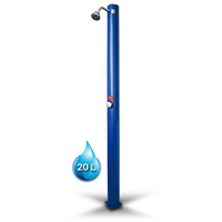 Douche solaire droite PVC Bleu 20L 