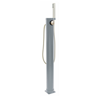 Douche solaire droite PVC Grise 9 L