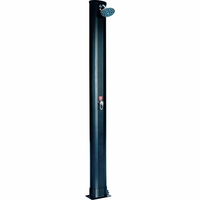 Douche solaire droite pvc noir 35 l