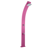 Douche solaire So Spring Rose 30L + rince pieds