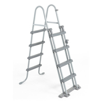 echelle de securite 2x3 marches avec plateforme hauteur 122 cm 38332