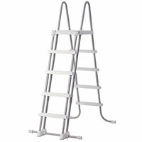 Échelle de sécurité avec plateforme et marches amovibles - Hauteur 132 cm