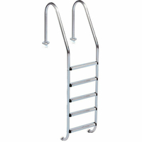 Echelle inox standard 5 marches