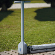 Enrouleur motorisé pour bâches à barres iscoot 810 bassin jusqu'à 12 x 5 m