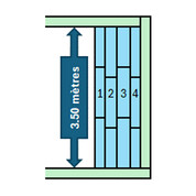escalier bloque polystyrene droit 3 5 m 150cm haut 75709