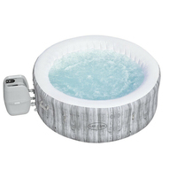 Fidji 2/4 places rond imitation bois - Bulles Airjets
