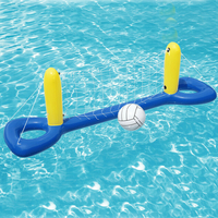 Filet flottant de volley-ball avec ballon