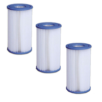 Lot de 3 filtres pour pompe 3,8 et 6m3 jilong