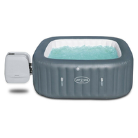 Hawaïï 4/6 places carré gris - bulles + hydrojets pro