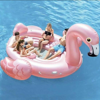 Île géante Flamant Rose