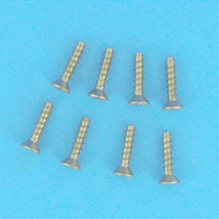 Jeu de vis de bride de bonde de fond x8