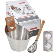 Kit accessoire sauna gris