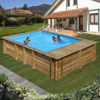 Kit piscine complète Evora plus 620 x 420 x 136 accessoires