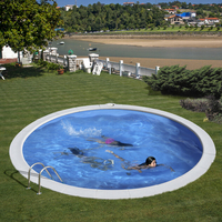 kit piscine enterree madagascar acier ronde 420 x h150 cm 30768