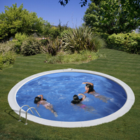 Kit piscine enterrée Sumatra acier Ø420 x H120 cm