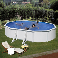 kit piscine hors sol acier fidji ovale 4 renforts 610x375x120 cm 29796