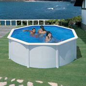 Kit piscine hors-sol acier ronde Fidji Ø 3.50 x H.1.20 m
