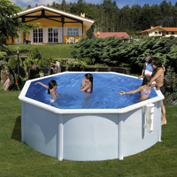 kit piscine hors sol bora bora acier blanc ronde 300 x h120 cm 6201