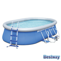 kit piscine ovale fast set pools 488 x 305 x 107 h 34814