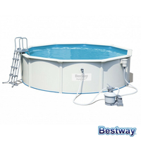 kit piscine ronde steel wall pool 300 x 120 h 34868