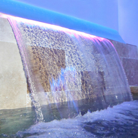 Lame d'eau 1208 x 76 mm avec led 16 w