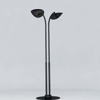 Lampe chauffante infrarouge double tête 2 x 1500 W - noir