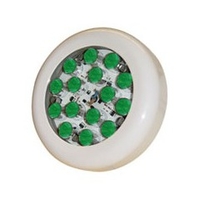 Lampe piscine avec 15 super led verte de 1w