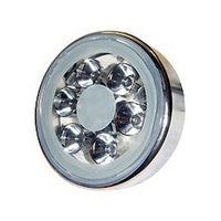 Lampe piscine inox avec 6 Super LED de 1W Blanc