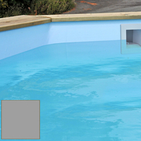 Liner pour piscine bois Northland Noumea 590 H.128 cm gris 75/100