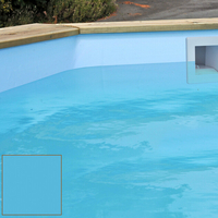 liner pour piscine bois cerland 840 x 4 90 x 120 cm bleu 75 100 4538