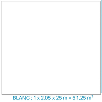 PVC armé blanc Renolit Alkorplan 2000 - 51.25 m² x 1 soit 51,25 m²