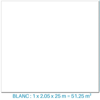 liner renolit alkorplan 2000 blanc 2 05x25m soit 51 25 ma  45547