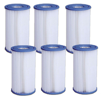 lot de 6 filtres pour pompe 3 8 et 6m3 jilong 32342