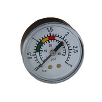 Manomètre 1/8 pouces pour filtre à sable Cantabric, lamiclair, platiclair plus 8-10m3/h