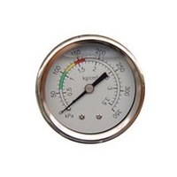 Manomètre pour filtre à sable de piscine BobiClair vert side et top