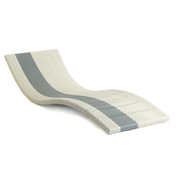 Matelas UM pour transat Sol blanc/gris x 2