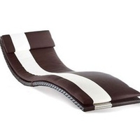 Matelas UM pour transat Sol chocolat/blanc x 2