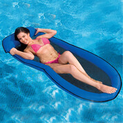 Matelas semi immergé maille Intex - Coloris bleu
