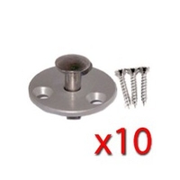 Option piton douille collerette pour plage bois x10